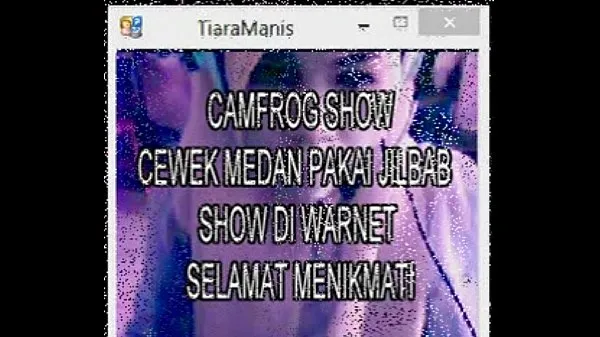 Veľká Camfrog Indonesia Jilbab TiaraManis Warnet 1 totálna trubica