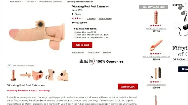 Grande Vibrating Real Feel Extension – Penis Extension Review tubo totale
