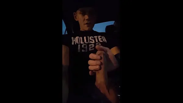 Duża Being jacked off by the uber driver całkowita rura