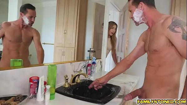 Big Blair Williams heated on the bathroom with her stepdad tổng số ống