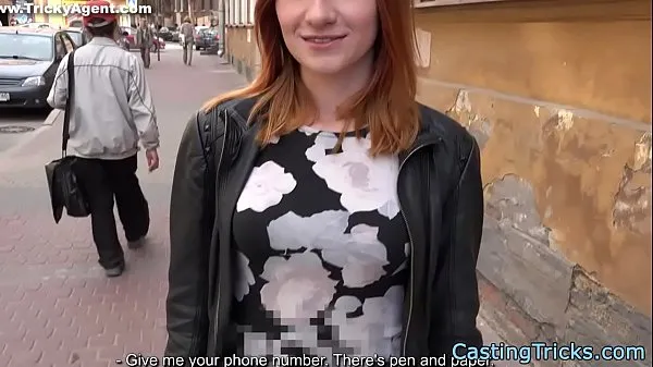 Big Redhead newbie banged at fake casting celková trubka