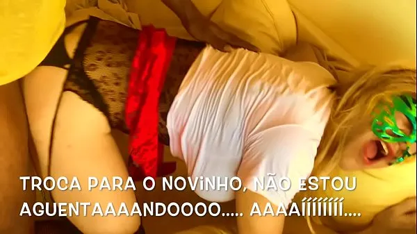 Grote PAULA CDZINHA SISSY SLUT WITH 2 BIG DICKS FUCKING HER ASS totale buis