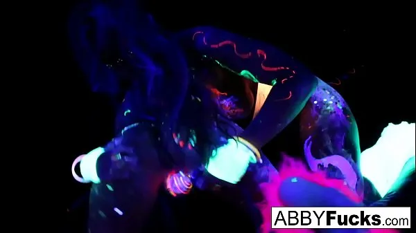 Big Black Light Rainy Night with Abigal Mac & Ava Addams total Tube