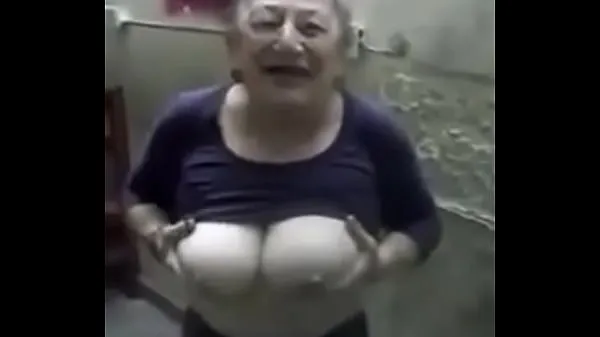 Big granny show big tits total Tube