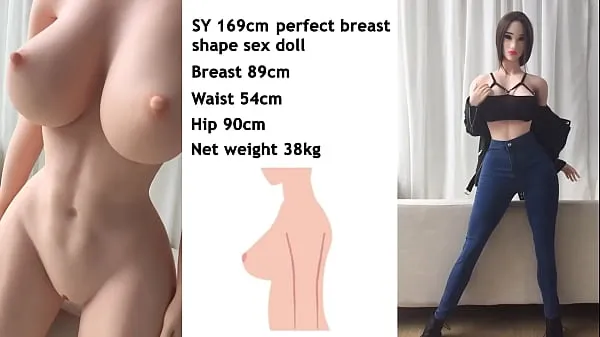 Μεγάλο SY perfect breast shape sex doll συνολικό σωλήνα