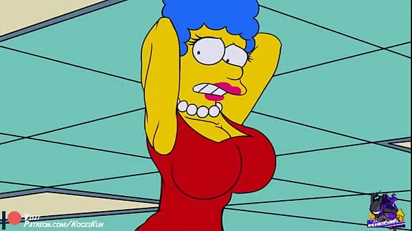หลอดรวมMarge Simpson titsใหญ่