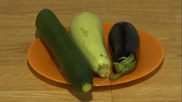 Big Organic anal masturbation with wide vegetables, extreme inserts in a juicy ass and a gaping hole total Tube