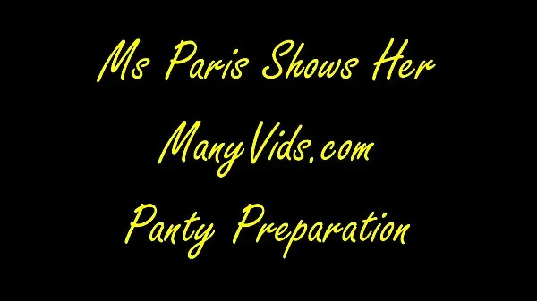 Μεγάλο Ms Paris Rose Shows Her Sold Panty Preparation συνολικό σωλήνα