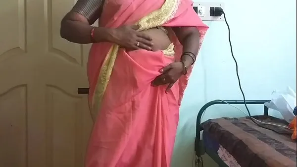 Grande horny-indian-desi-aunty Shaving Hairy Pussy e scopare il marito barare tubo totale
