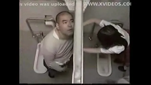 أنبوب Teacher fuck student in toilet كبير