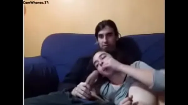 Μεγάλο Couple has sex on the sofa συνολικό σωλήνα