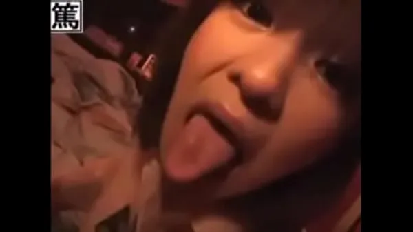 Tubo grande Kansai dialect girl licking a dildo total