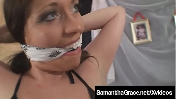 کل ٹیوب Bondage Babe, Samantha Grace, makes herself wet & horny, stimulating herself by binding, gagging & doing some hot self restraint! Full Video, Photos & Me Live بڑا