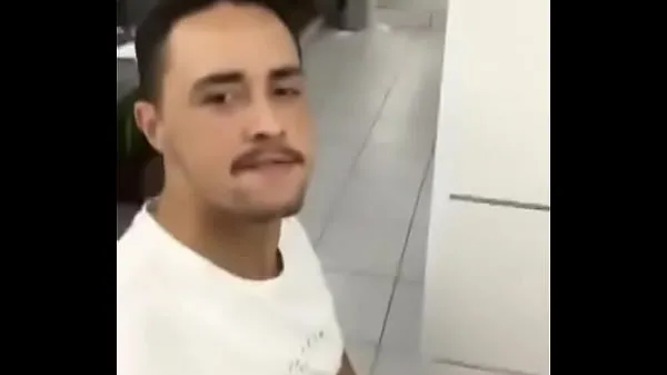 Big Passive sucking my cock in a public bathroom in a shopping center in Medellín total Tube