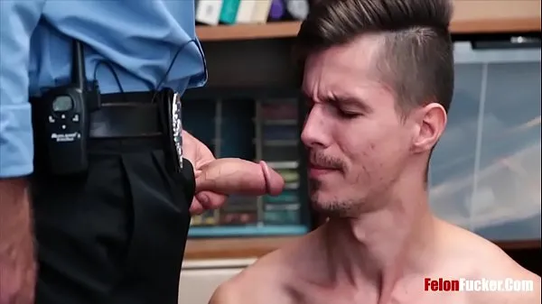 หลอดรวมSuper Straight Bro Sucks Gay Cop To Get Out Of A Sticky Situationใหญ่