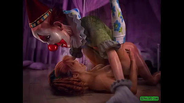Iso A Taste of Clown Cum. 3D Horror Porn yhteensä Tube