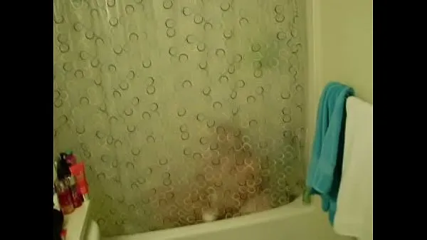 Velika Hidden cam from 2009 of wife masterbating in the shower skupna cev