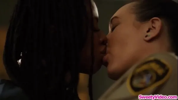 Big Ebony inmate eats lesbian wardens pussy total Tube