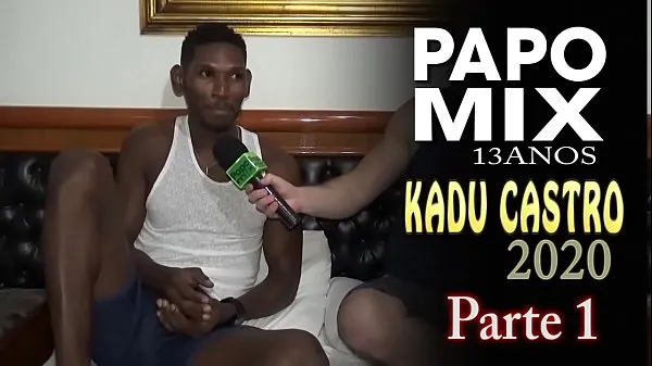 Große Pornodarsteller Kadu Castro in einem speziellen Interview mit PapoMix gesamte Röhre