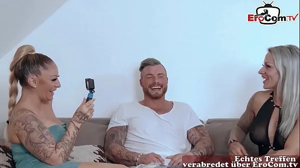 Big German port milf at anal threesome ffm with tattoo celková trubka
