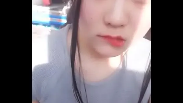 Veľká Chinese cute girl totálna trubica