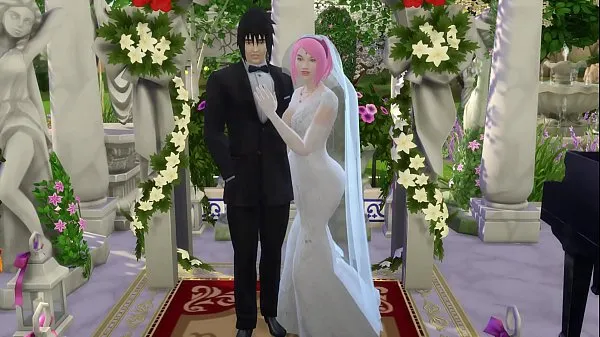 หลอดรวมSakura's Wedding Part 1 Naruto Hentai Netorare Wife Cheated Wedding Tricked Husband Cuckold Animeใหญ่