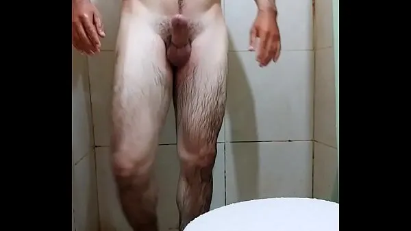 Duża In the shower after work całkowita rura