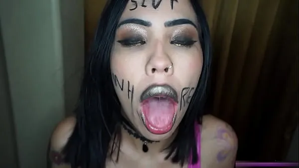 Jumlah Tiub Cum Face Fuck Jasmine Dark besar