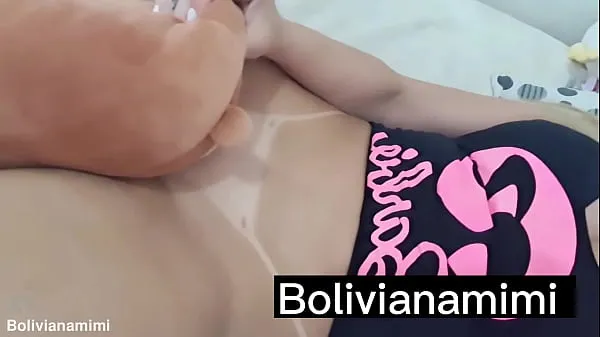 Big My teddy bear bite my ass then he apologize licking my pussy till squirt.... wanna see the full video? bolivianamimi total Tube