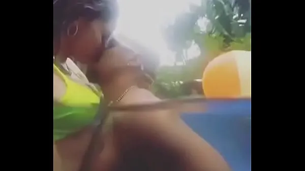 Big Anitta making out at the pool total Tube