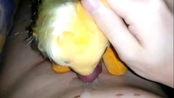Stor masturbation with plush mlp toy Apple Jack totalt rör