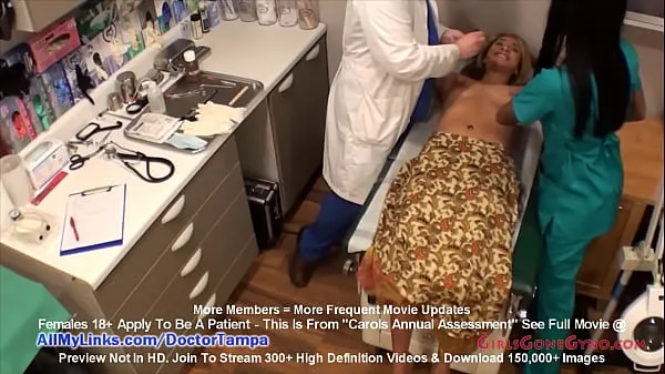 Grote Mixed Cutie Carol Cummings Gets Annual Gyno Exam by Doctor Tampa & Nurse Misty @ GirlsGoneGynoCom totale buis