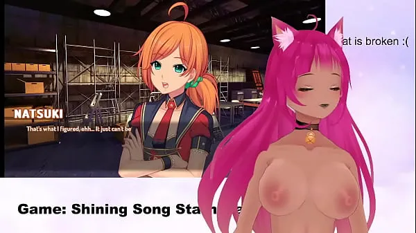 Duża VTuber LewdNeko Plays Shining Song Starnova Natsuki Route Part 2 całkowita rura