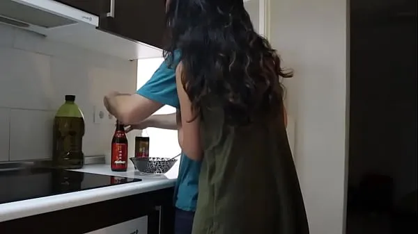 Big Chinese beauty fell in love with a big cock while studying abroad, and was fucked wildly in the kitchen by a foreign friend while her boyfriend was not there total Tube
