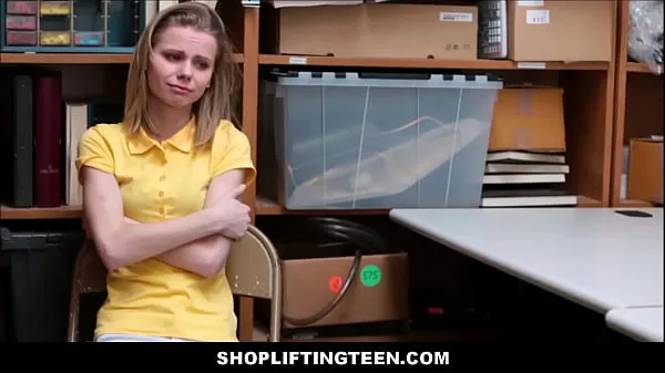 큰 ShopliftingTeen - Cute Skinny Blonde Shoplifting Teen Fucked By Officer - Catarina Petrov 총 튜브