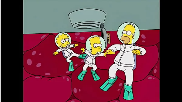 Tubo grande Homer e Marge tendo sexo subaquático (feito por Sfan) (nova introdução total