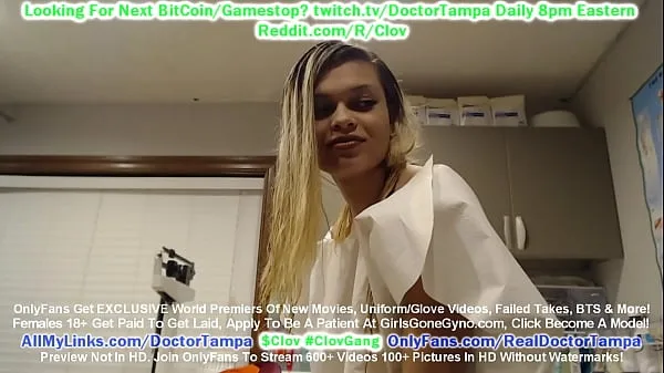 Big CLOV Parte 2/27 - Destiny Cruz golpea al doctor Tampa en la sala de exámenes durante la transmisión en vivo mientras está en cuarentena durante la pandemia de Covid 2020 total Tube