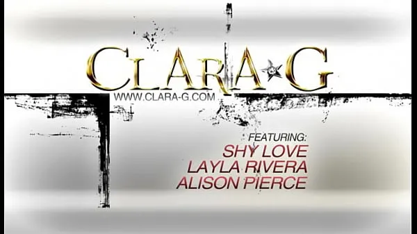 Duża Layla Rivera with Shy Love and Allison Pierce całkowita rura