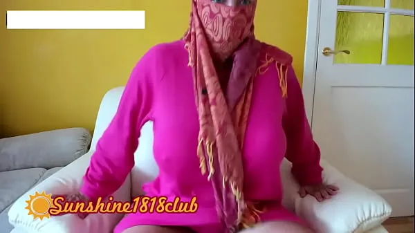 Duża Arabic muslim girl Khalifa webcam live 09.30 całkowita rura