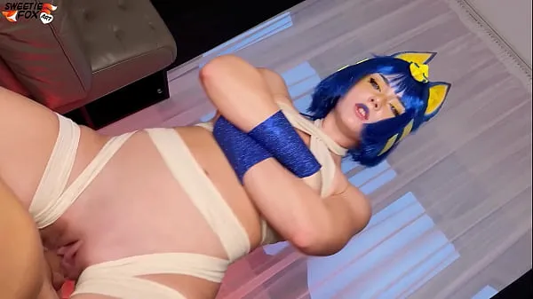 Tabung total Cosplay Ankha meme 18 real porn version by SweetieFox besar