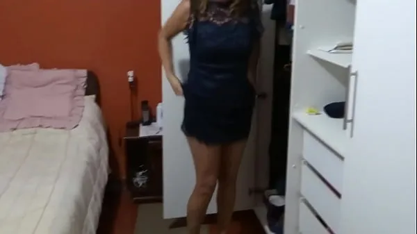 Grote My Latin wife dresses to go to the party and returns very hot with her boss, she undresses to enjoy her huge cock and fuck totale buis