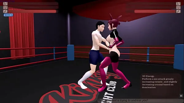 Big Kinky Fight Club [Wrestling Hentai game] Ep.1 hard pegging sex fight on the ring for a slutty bunnygirl total Tube