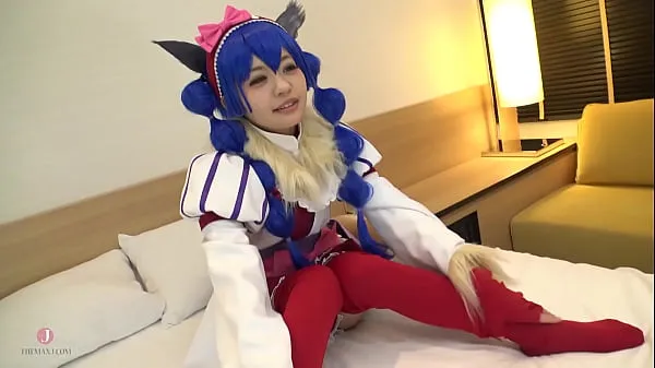 Duża Hentai Cosplay】Sex with a cute blue haired cosplayer. Soaking wet with a lot of squirting. - Intro całkowita rura