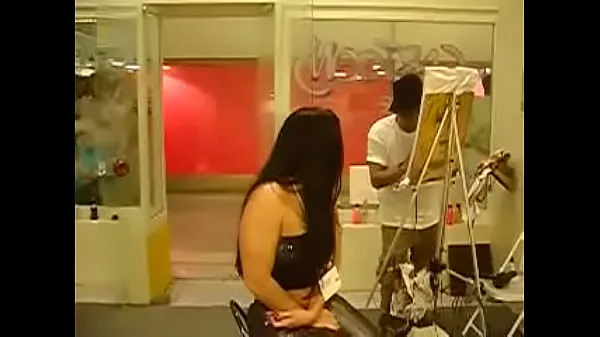 Tabung total Monica Santhiago Porn Actress being Painted by the Painter The payment method will be in the painted one besar
