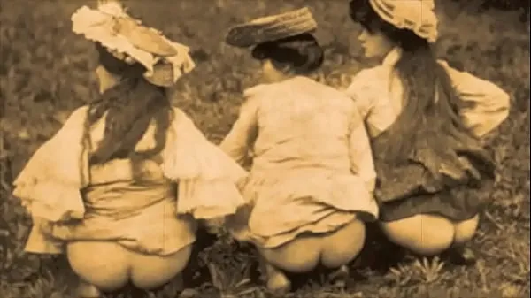 Veľká Vintage Lesbians 'Victorian Peepshow totálna trubica