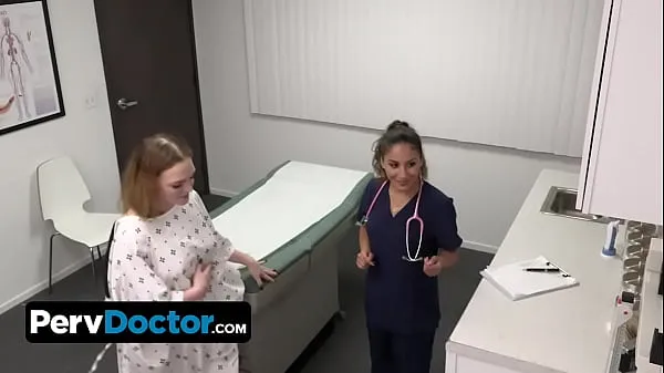 کل ٹیوب PervDoctor - Curvy Teen Needs Special Treatment And Lets Her Doctor And Nurse To Take Care Of Her بڑا