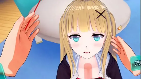 Tubo grande Eroge Koikatsu! VR version] Cute and gentle blonde big breasts gal JK Eleanor (Orichara) is rubbed with her boobs 3DCG anime video total