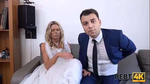 Big DEBT4k. Brazen guy fucks another mans bride as the only way to delay debt total Tube