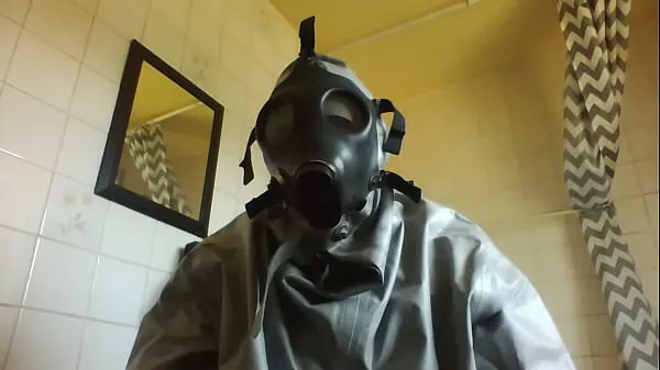 Big playing in a chemical suit top total Tube