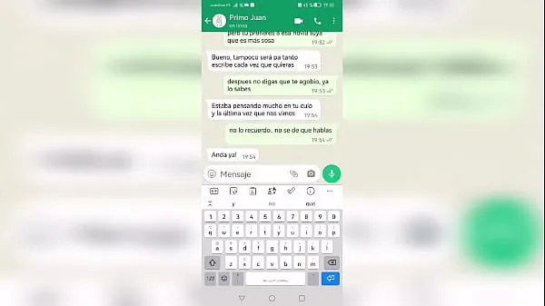 Big My friends Juan writes me on WhatsApp to fuck, and sends me a video total Tube